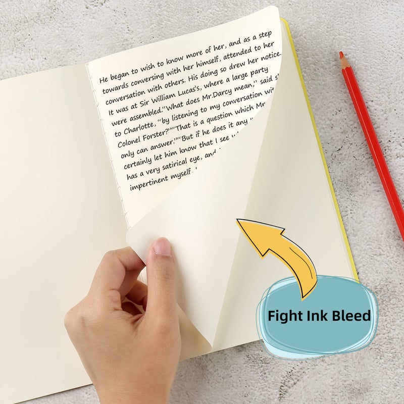 Labkiss 24 حزمة من دفتر الملاحظات الفارغ والمجلة السائبة غطاء متعدد غير مبطن ورق سميك عادي A5 حجم 5.5x8.3 بوصة 60 صفحة صغيرة كراسة الرسم موضوع دفتر الملاحظات مجموعة للنساء الرجال الأطفال المسافر مكتب الطالب - Image 4